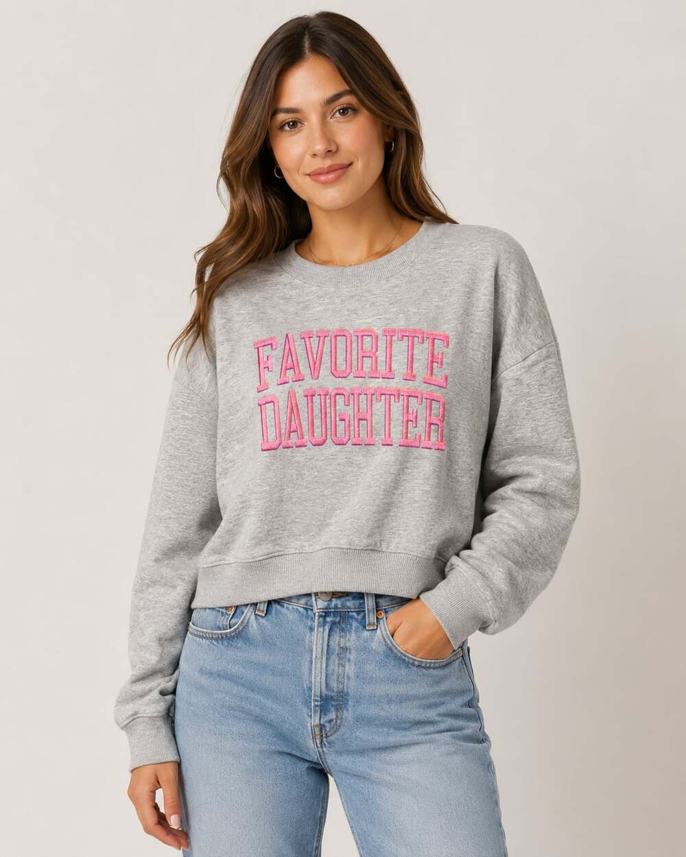 Francesca’s  high low Favorite Daughter Sweatshirt